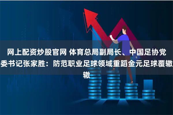 网上配资炒股官网 体育总局副局长、中国足协党委书记张家胜：防范职业足球领域重蹈金元足球覆辙